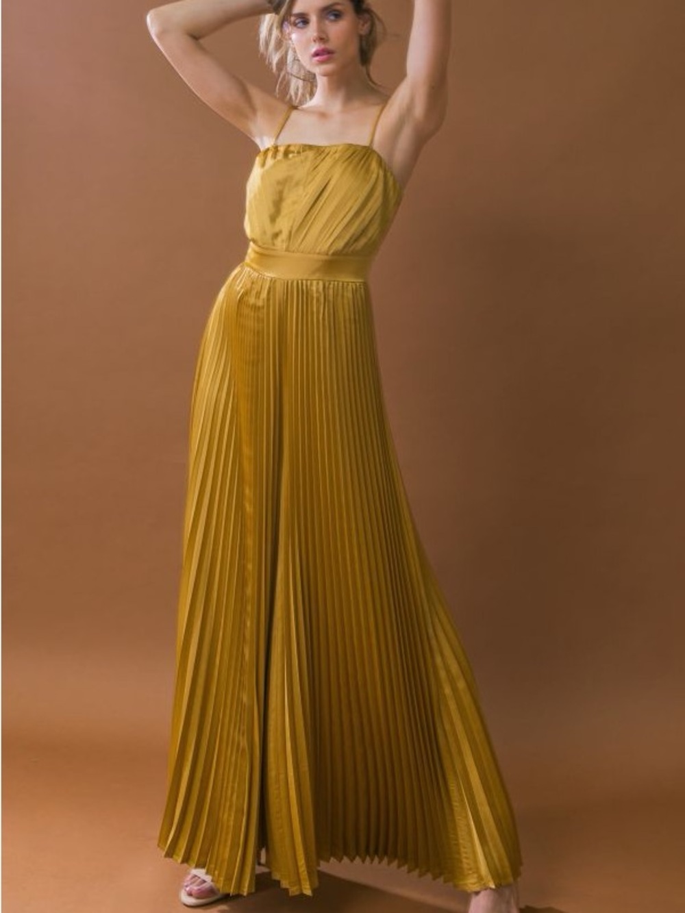 Flying Tomato Pleated Jumpsuit